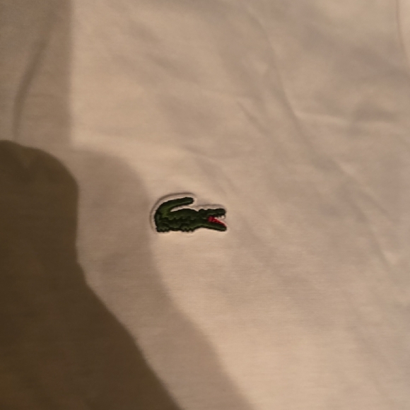 Lacoste Men's Classic White Tee - Picture 2 of 5